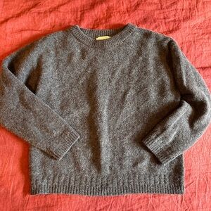 Sezane Charcoal Amiel Sweater